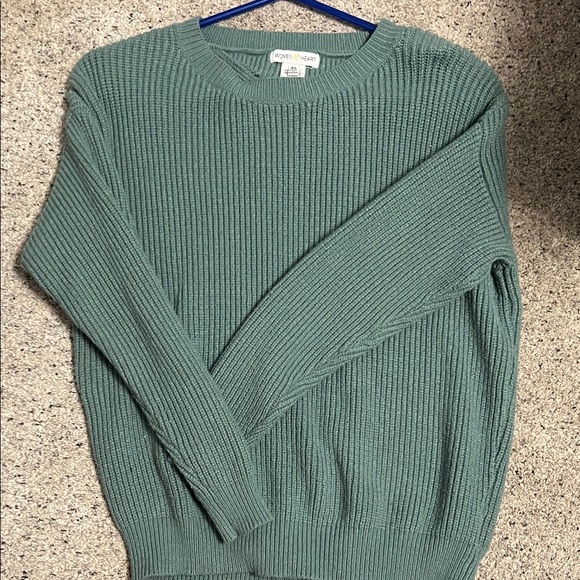 Woven Heart Other - Woven Heart Men's Teal Crewneck Sweater